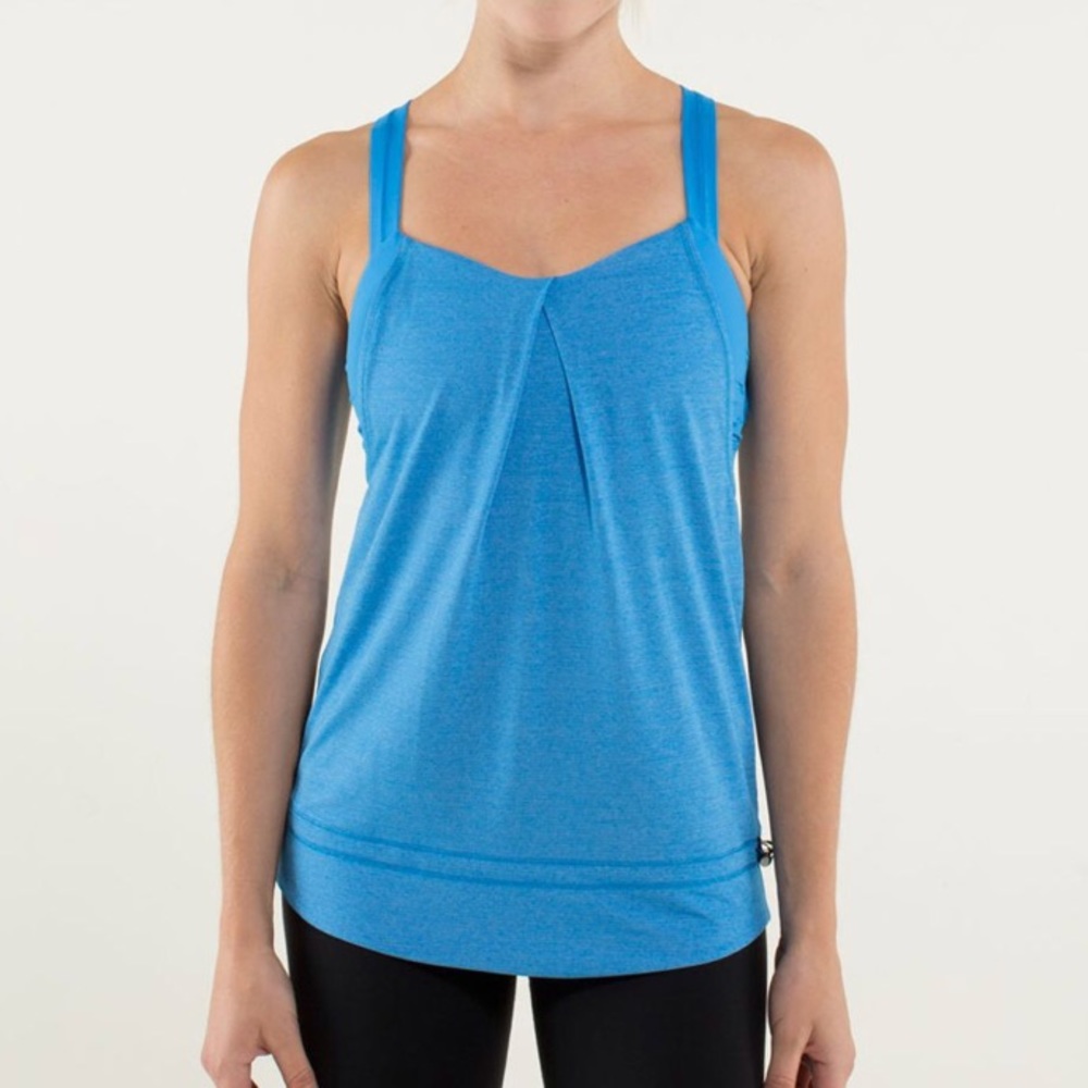 Lululemon Rest Less Tank
Heathered Cornflower